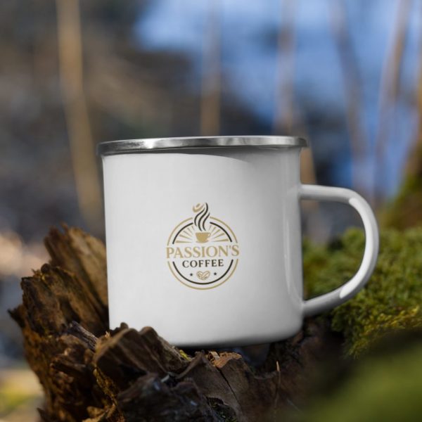 Passion's Coffee Enamel Mug