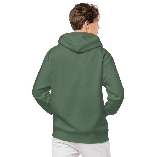 unisex pigment dyed hoodie pigment alpine green back 639648d23b6a0