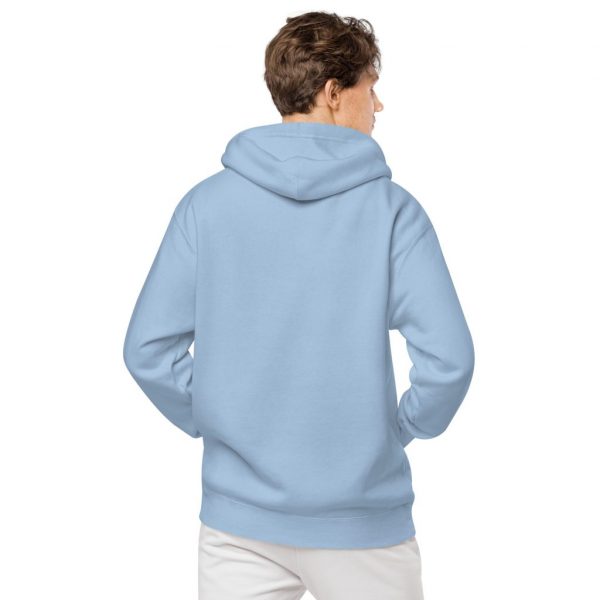 unisex pigment dyed hoodie pigment light blue back 639648d2427c0